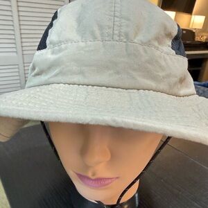 Swiss Tech Performance Gear Boonie Sun Hat L/XL Beige Mesh Vented Chin Strap